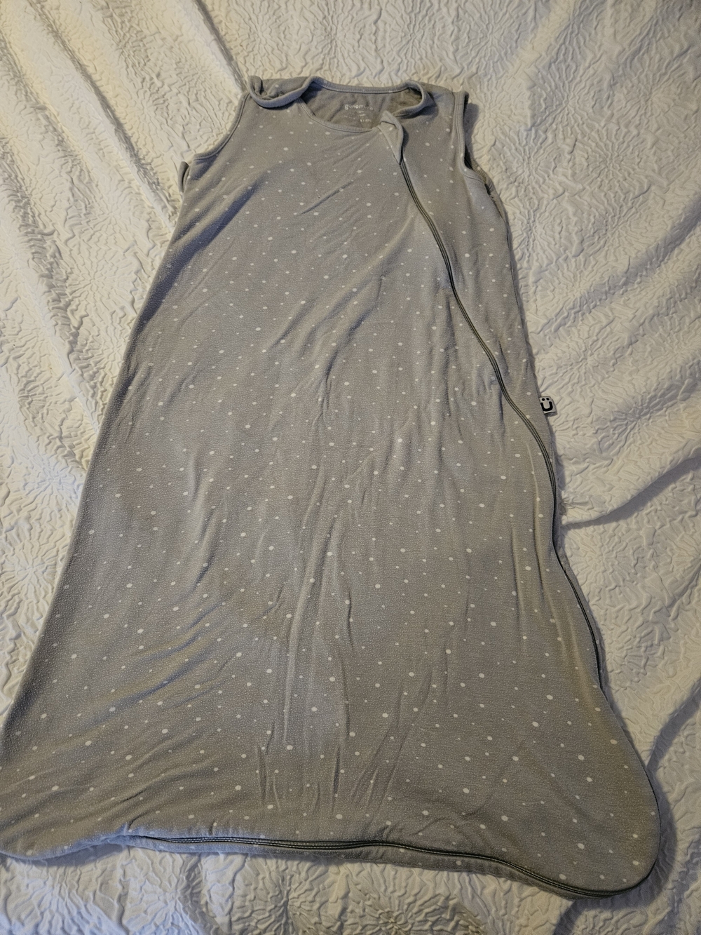 Gray Polka Dot Kids Sleep Sack Sleeping Bag